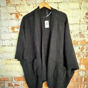 Torrid Black Knit Cardigan